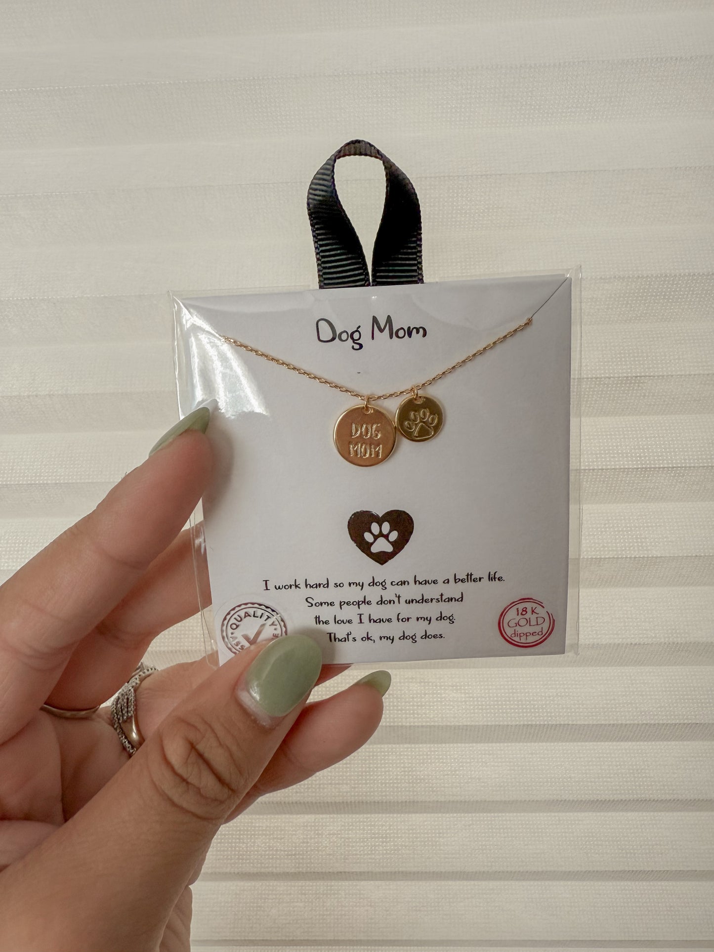 Dog Mom Necklace RGK RTS