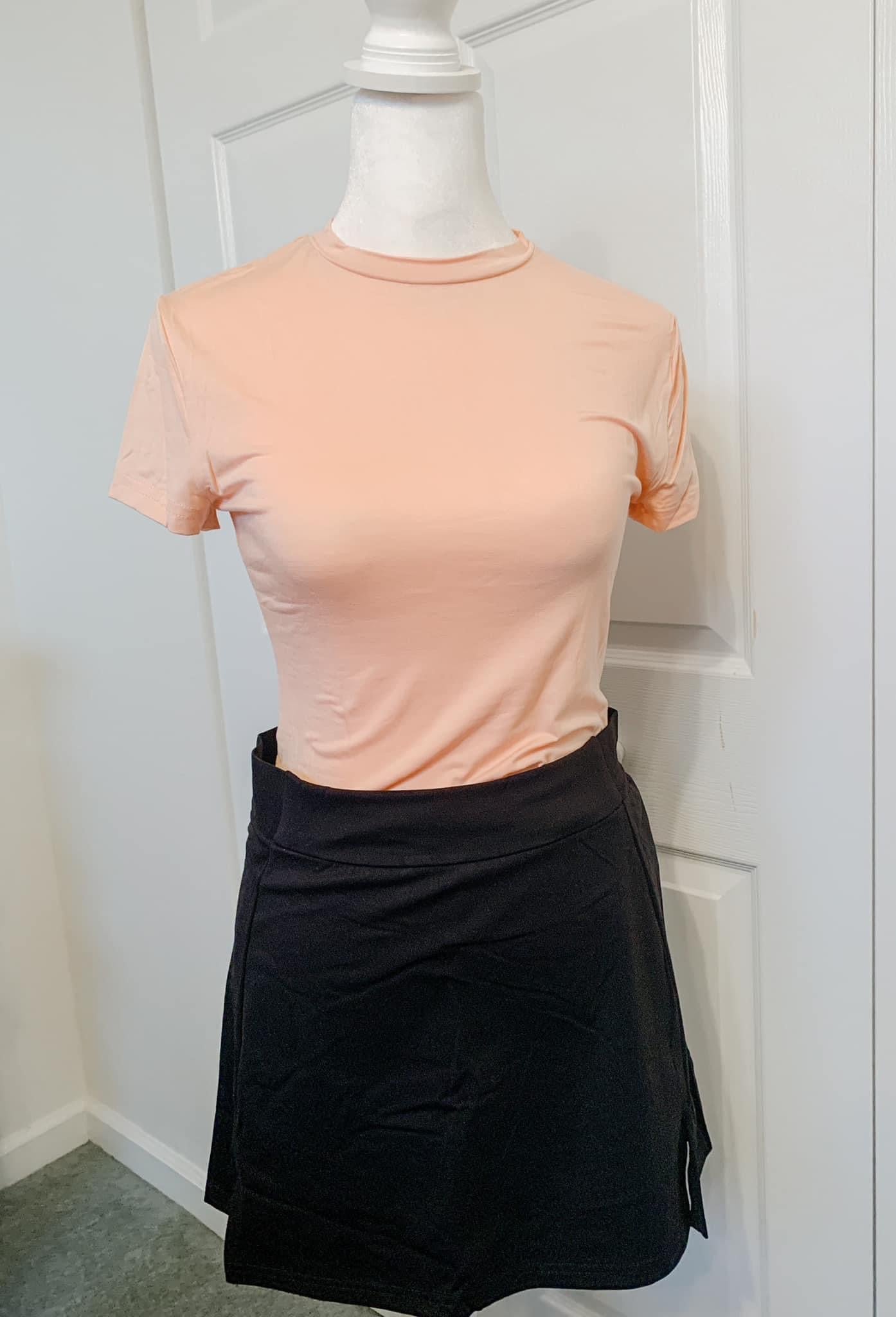 Light Pink Fitted Top