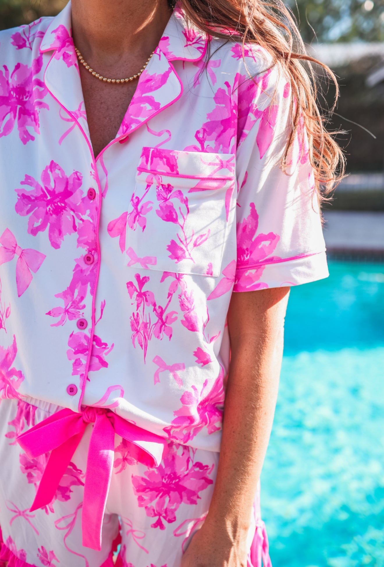 Blossom Tie Pajama Set RGK RTS