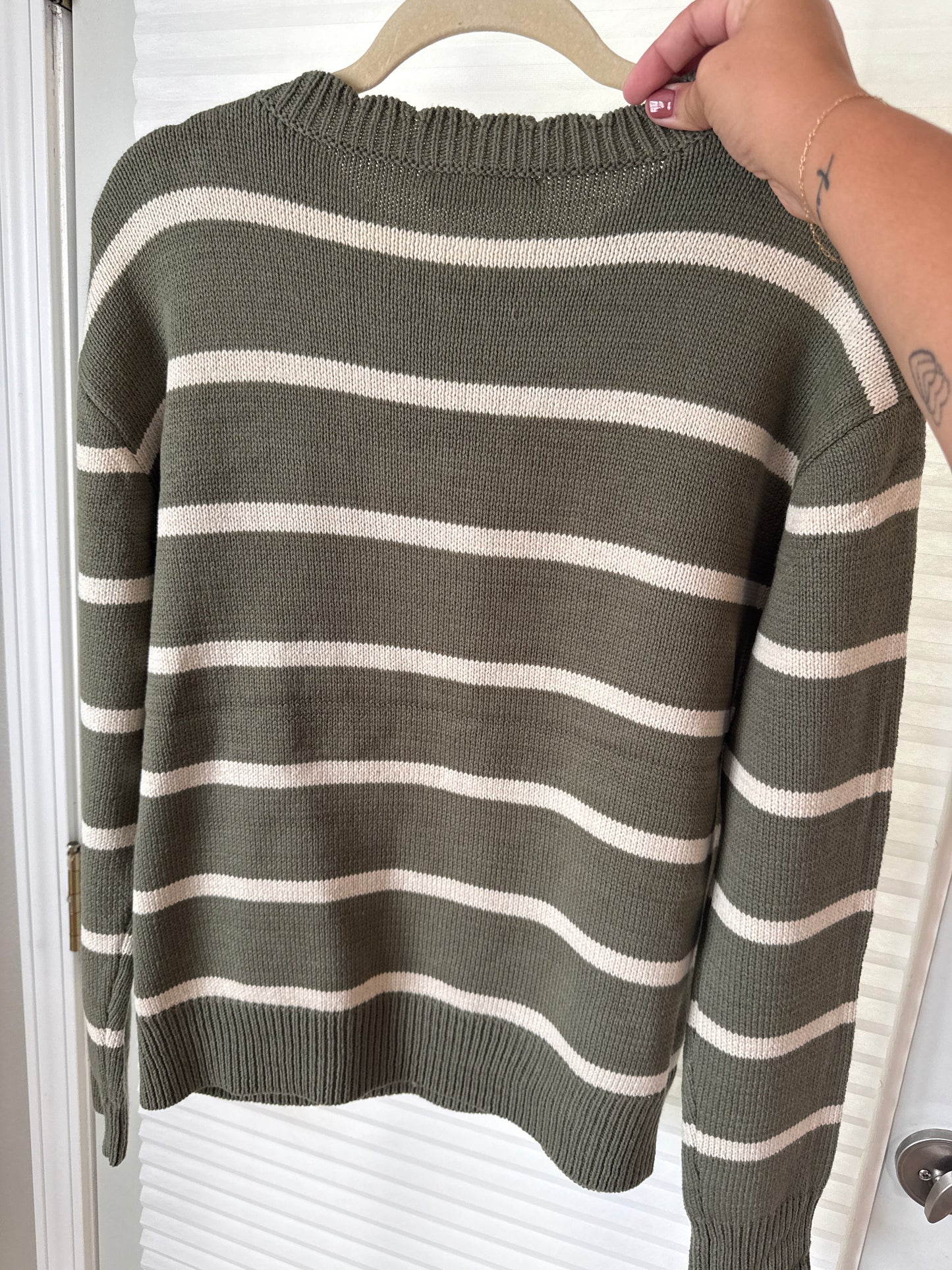 Olive Striped Sweater RGK RTS