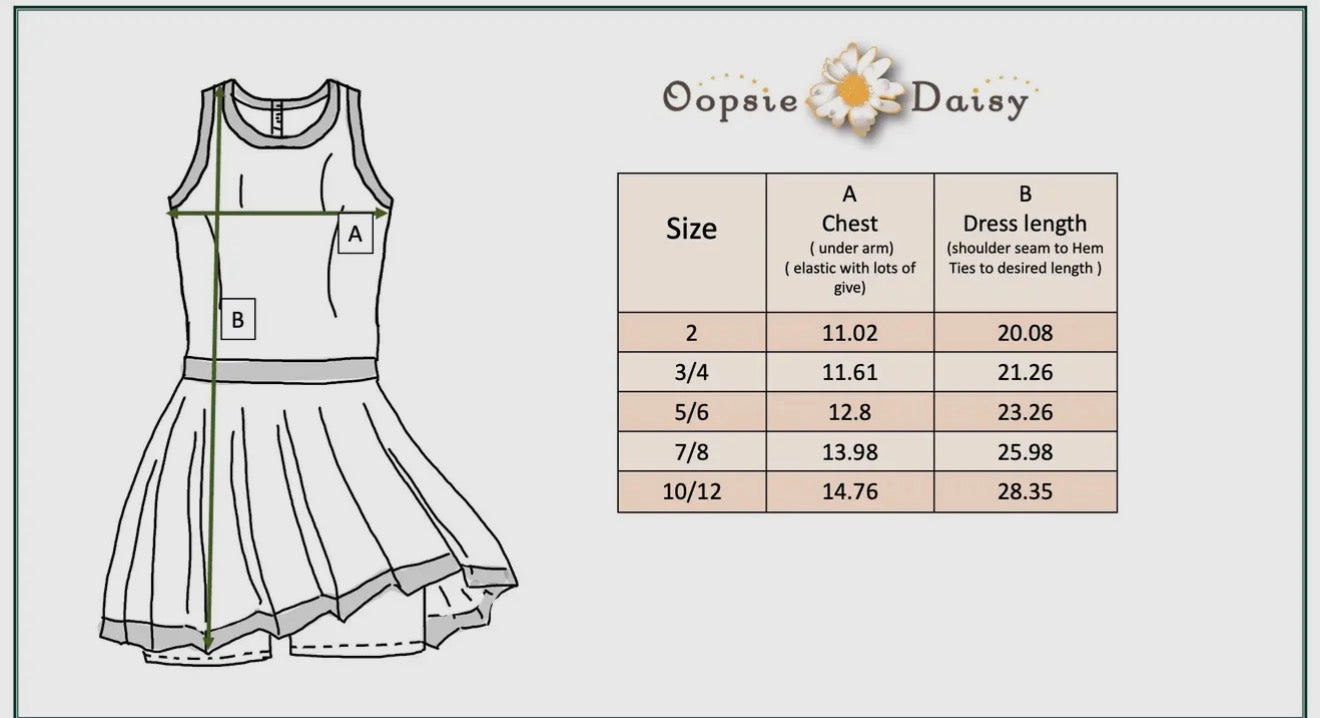 Oopsie Daisy Green Check Athletic Dress