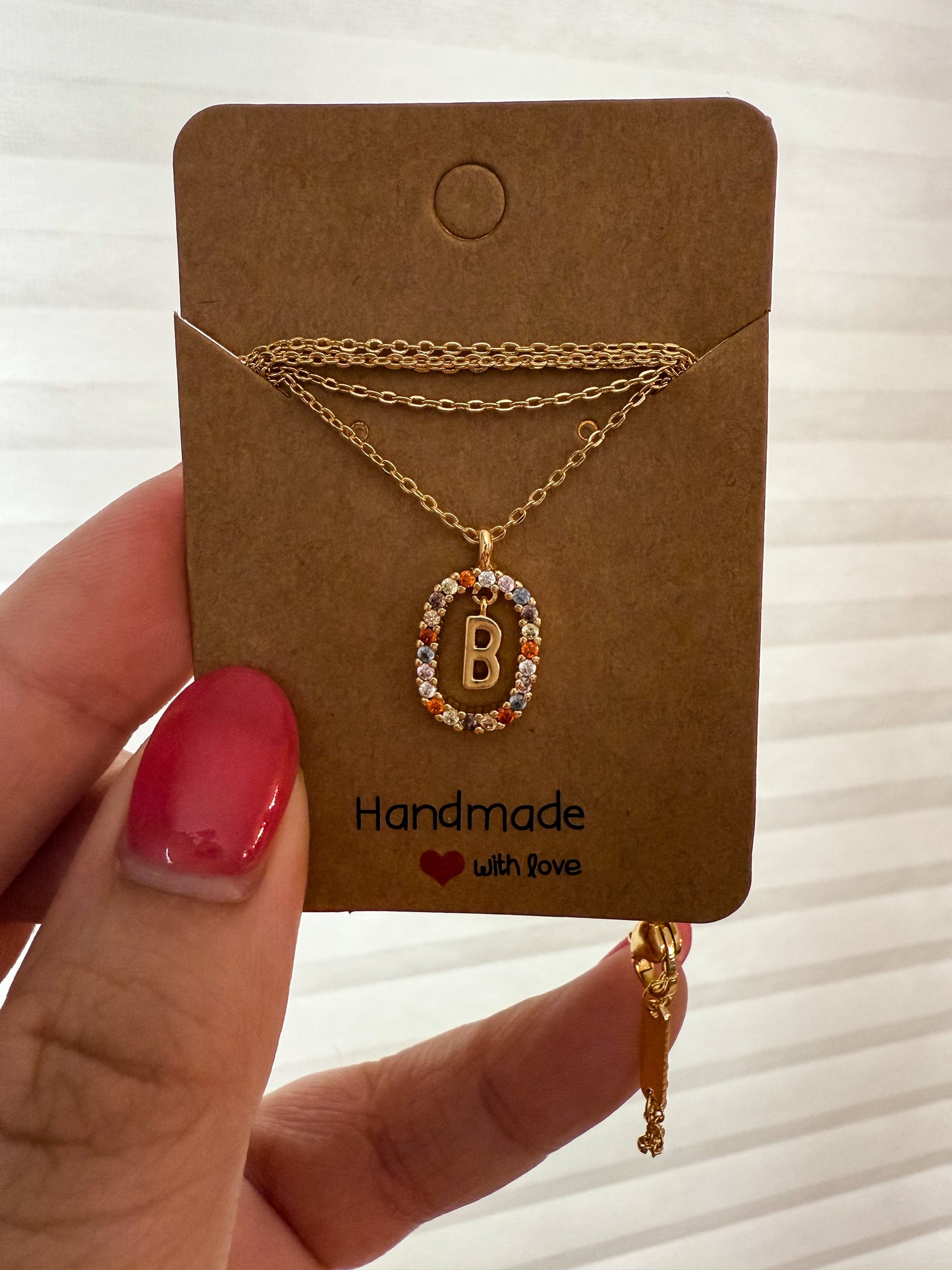 Oval Initial Necklace RGK RTS