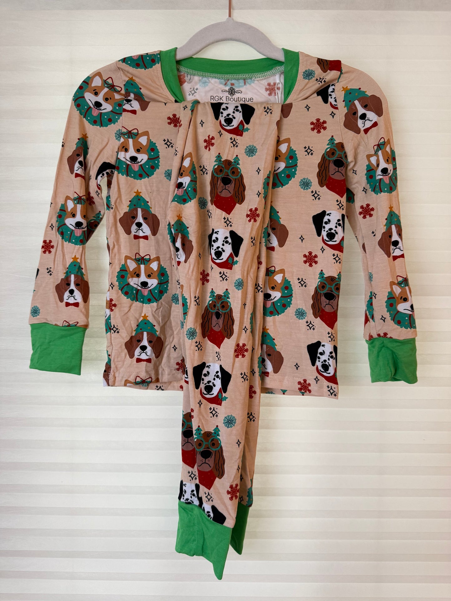 Santa Paws Bamboo 2 Piece LS Set