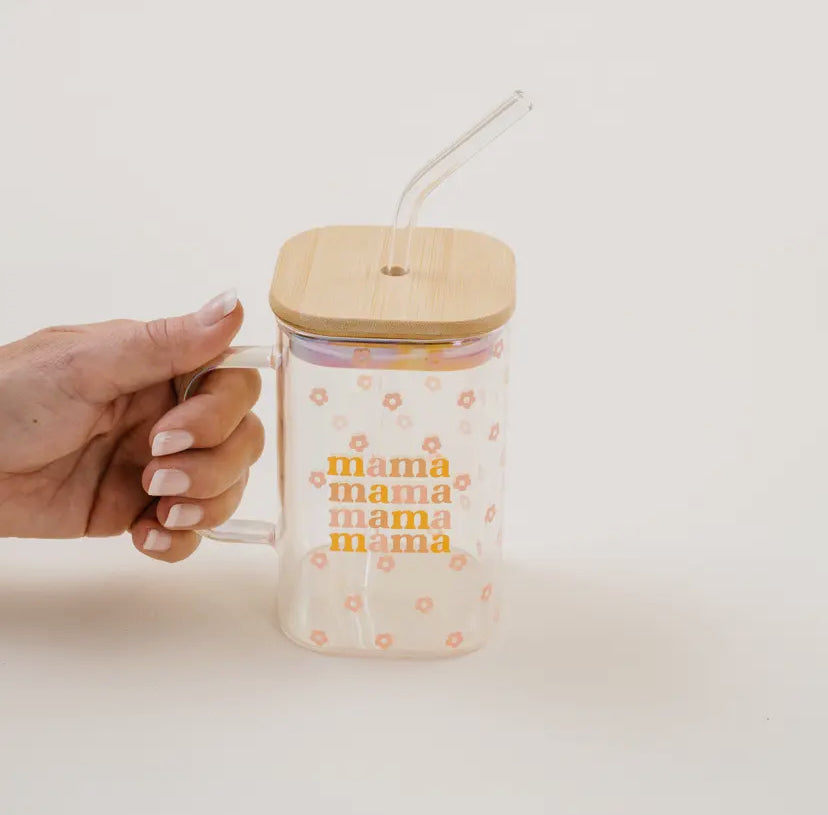 Mama Square Glass Cup w/Handle RGK RTS