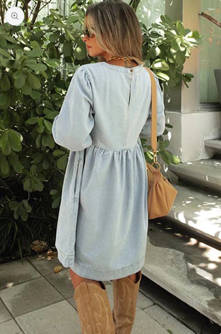 Denim Babydoll Dress RGK RTS
