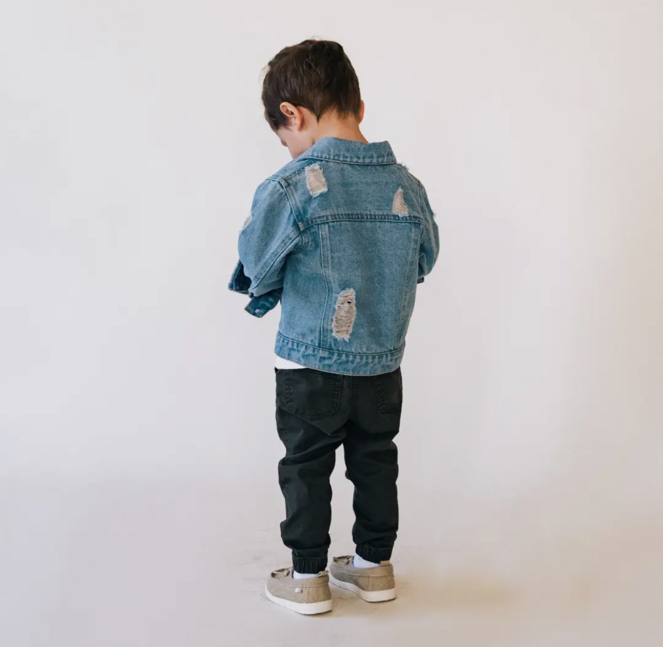 Distressed Denim Jean Jacket RGK RTS