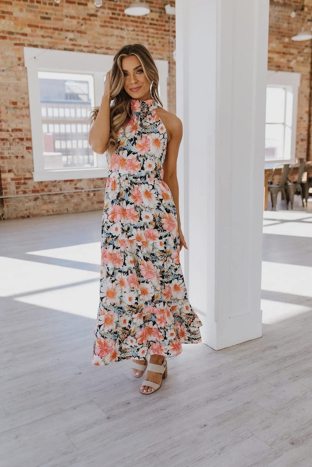Zion Floral Maxi