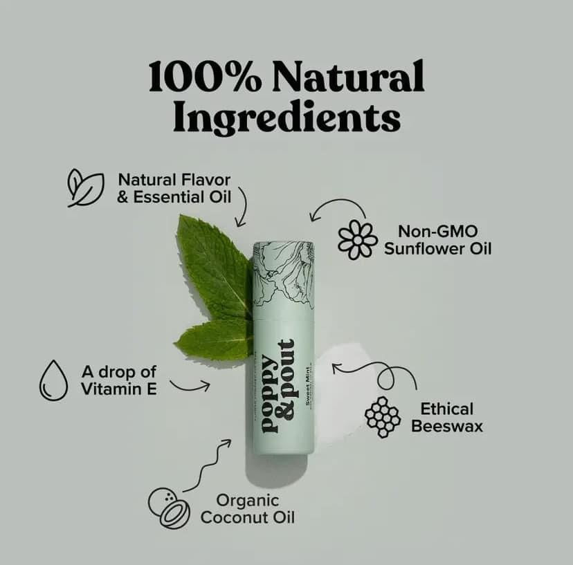 Poppy & Pout Lip Balms