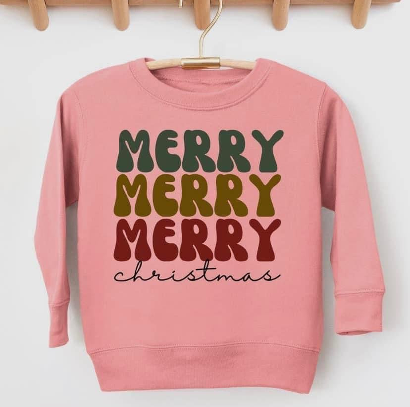 Merry Christmas Toddler Crewneck RGK RTS
