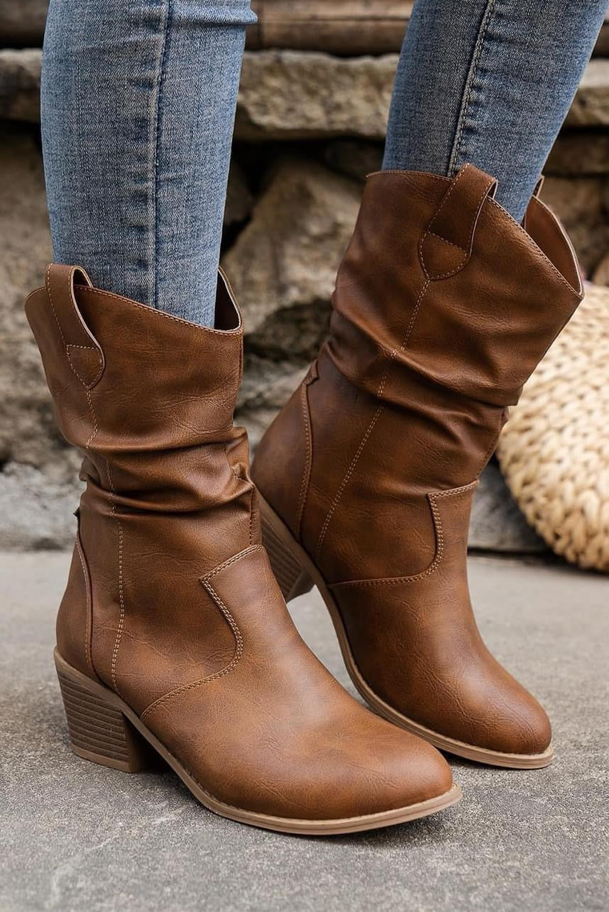 Brown Crinkle Boots RGK RTS