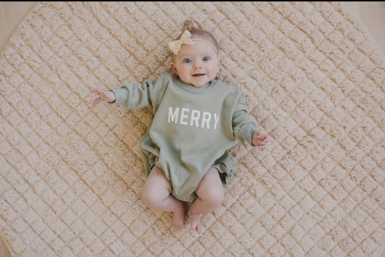 Merry Organic Cotton Crew/Romper