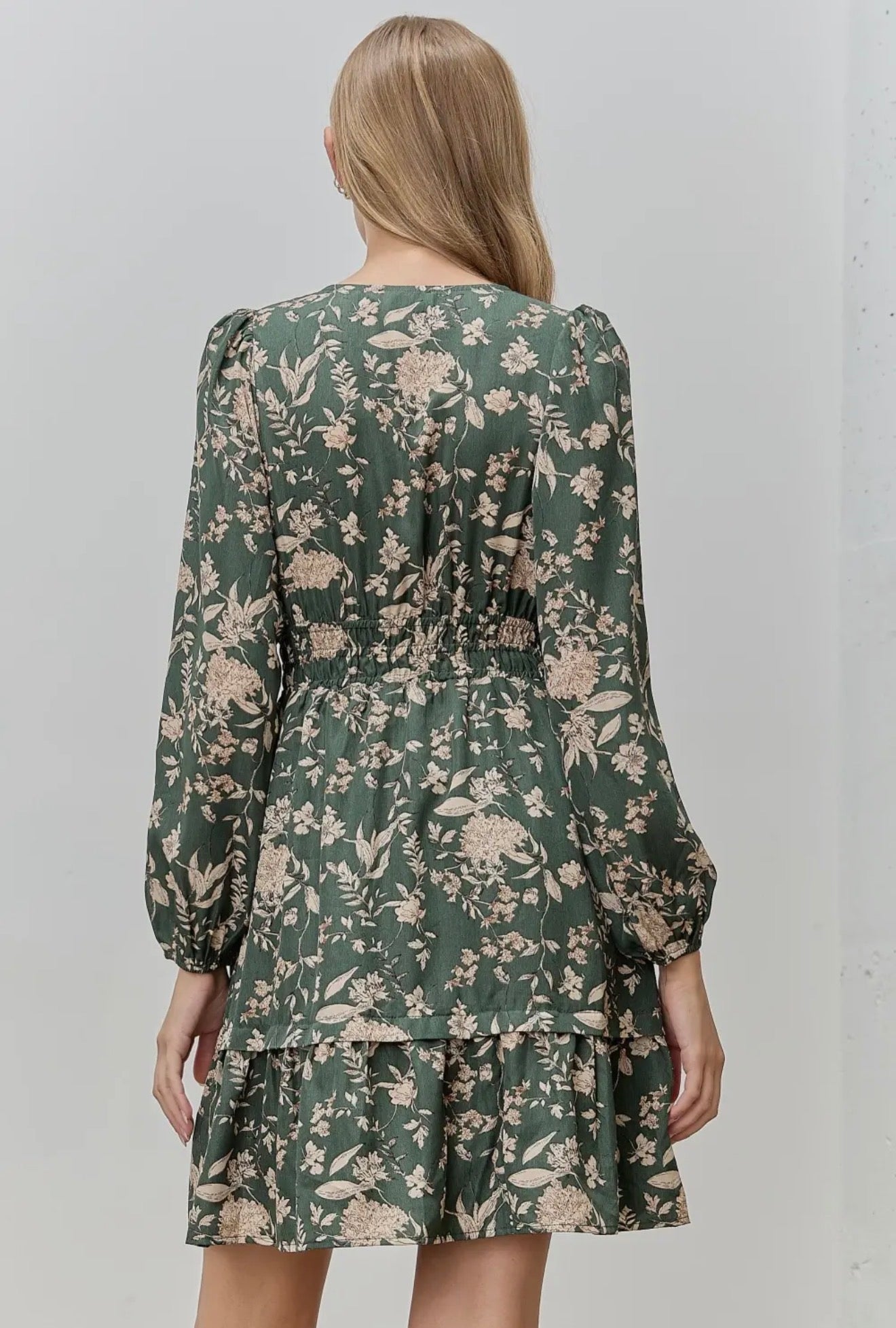 Floral Print Mini Dress