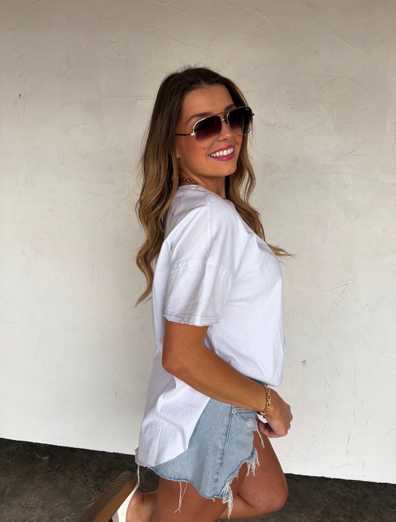 Spring Joey Washed Cotton Boyfriend Tees