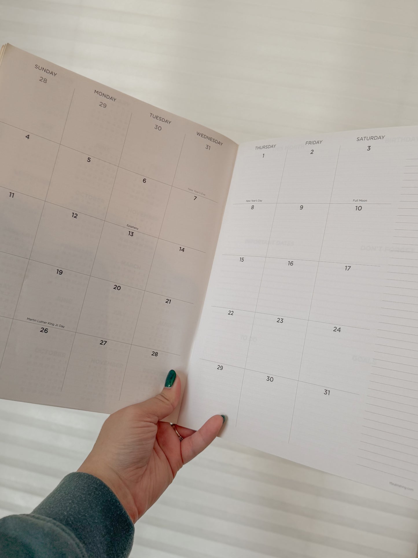 Seriously Citrus Large Monthly Planner