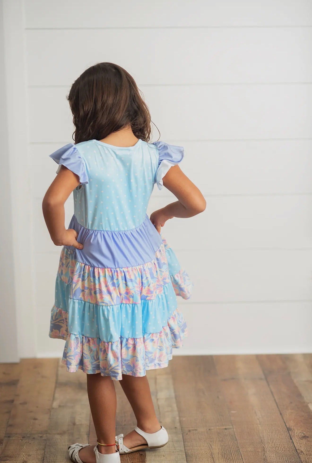 Oopsie Daisy Polka Dot Floral Dress