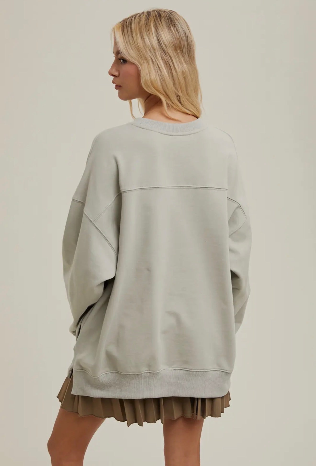 Oversized French Terry Pullover
