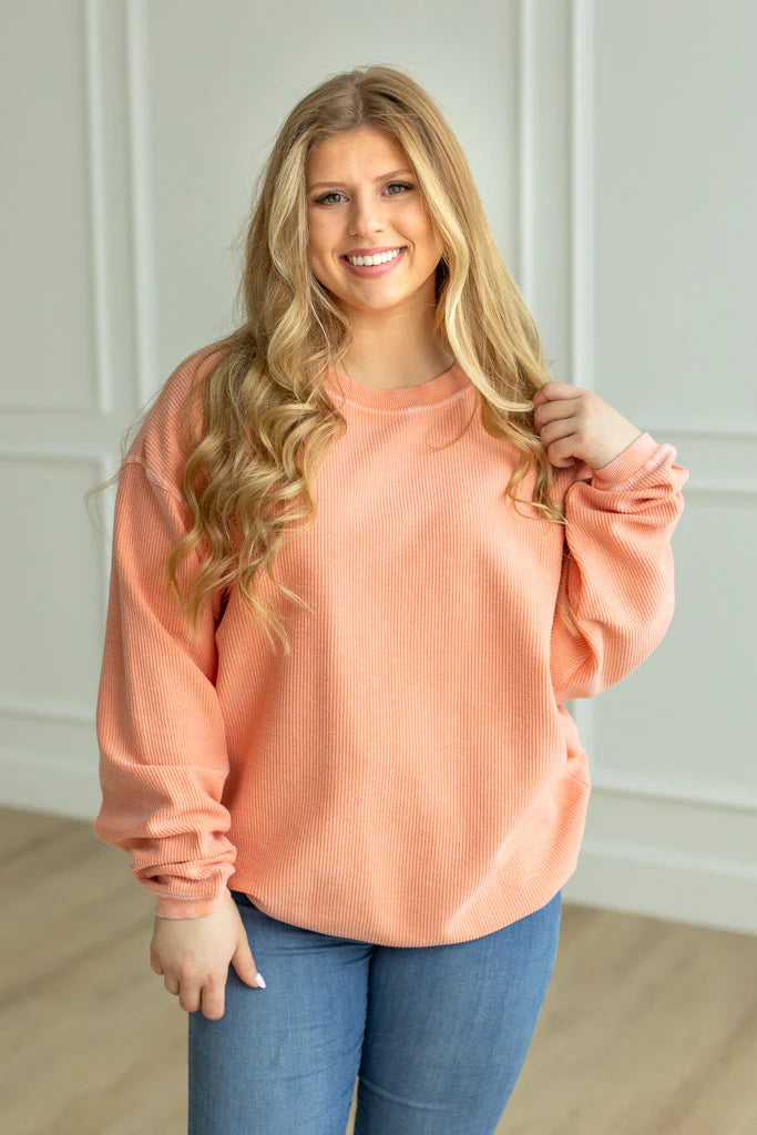 Essential Lux Corded Crew