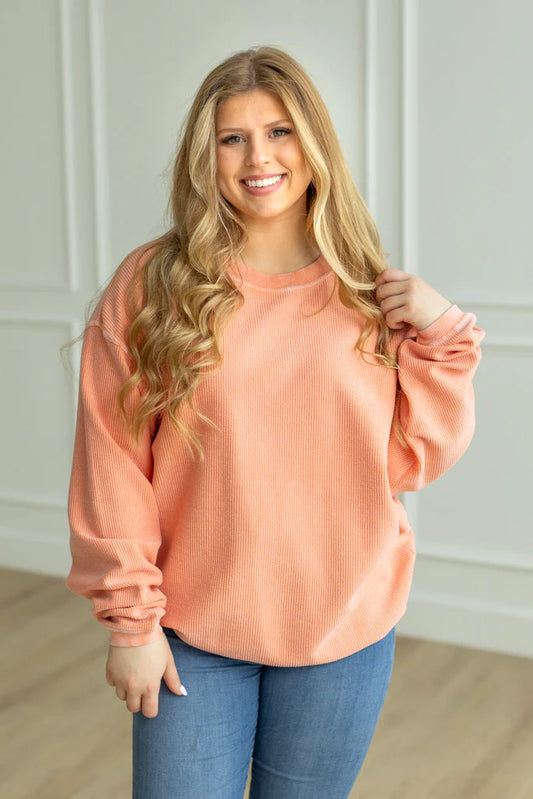 Essential Lux Corded Crew