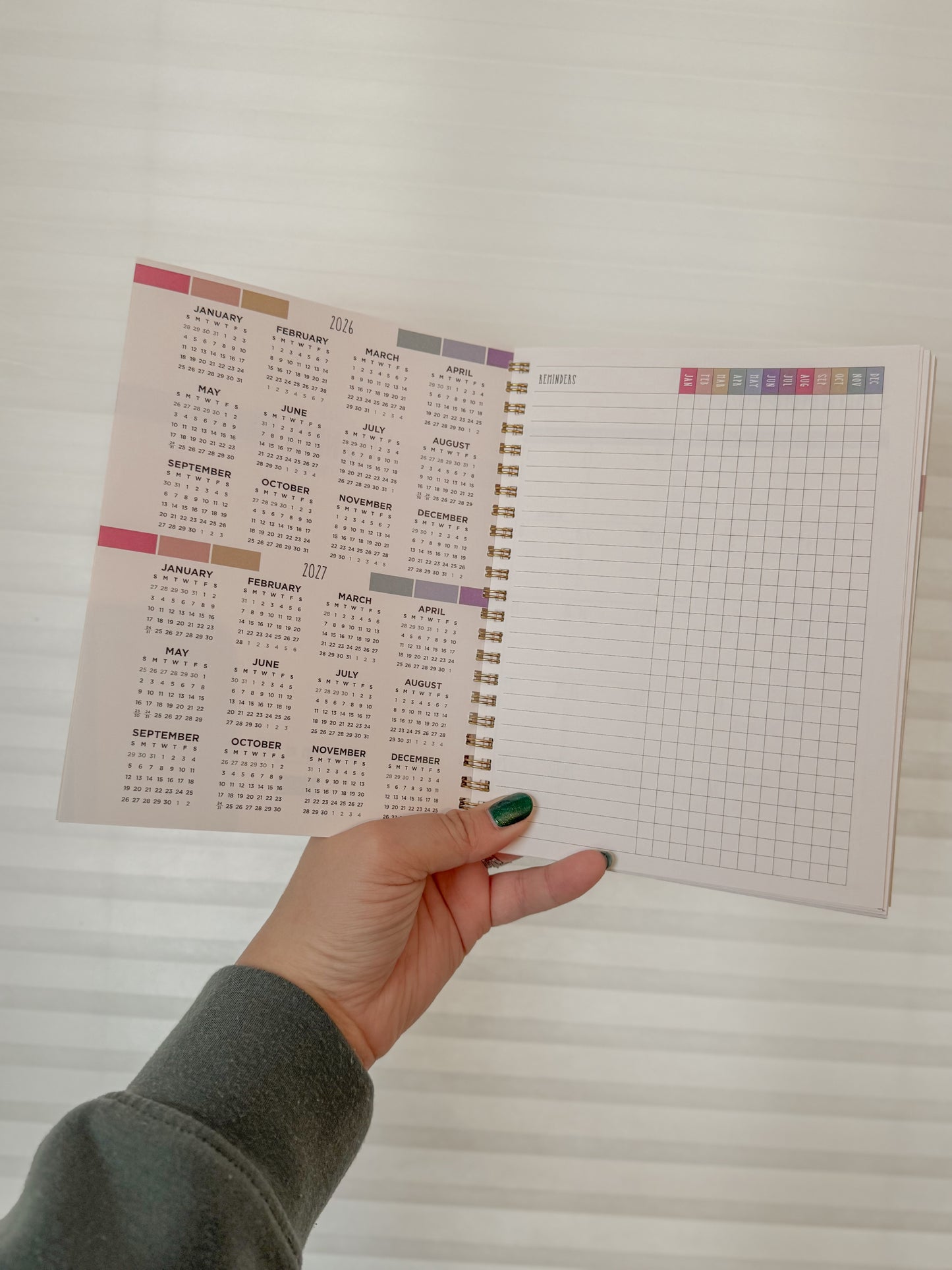 Pretty In Pink Petals Weekly Monthly Planner
