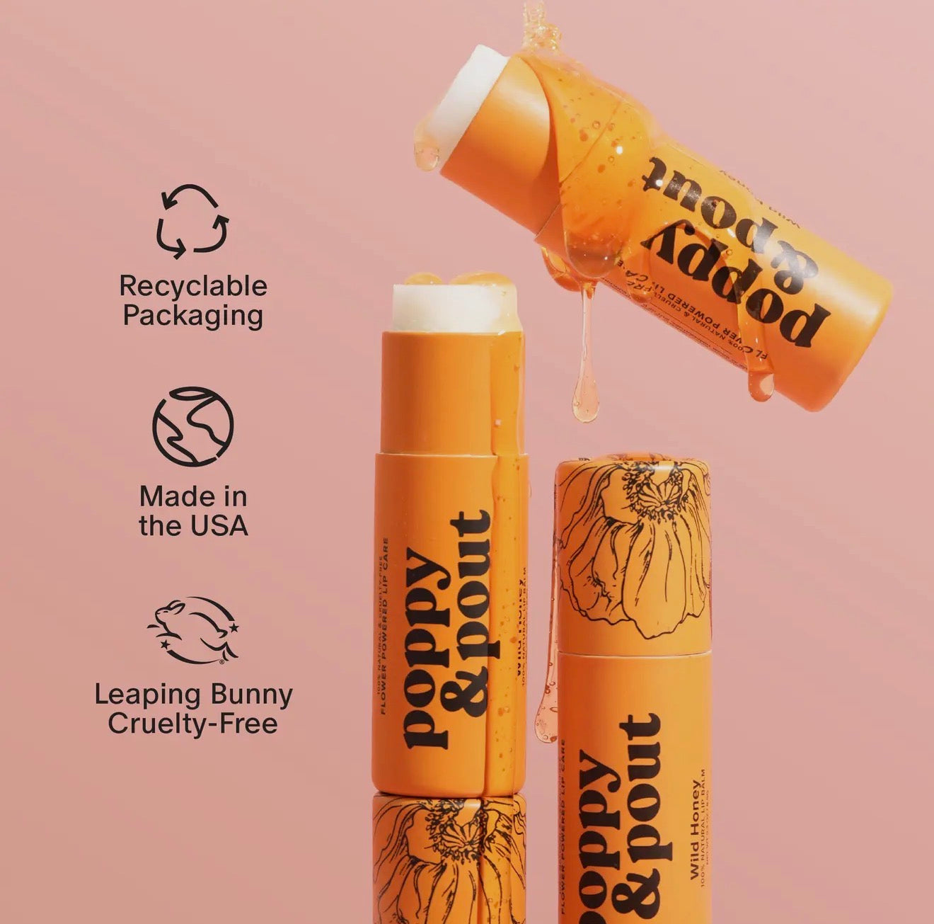 RESTOCK Poppy & Pout Lip Balms
