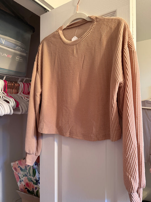 Cropped Ribbed Top