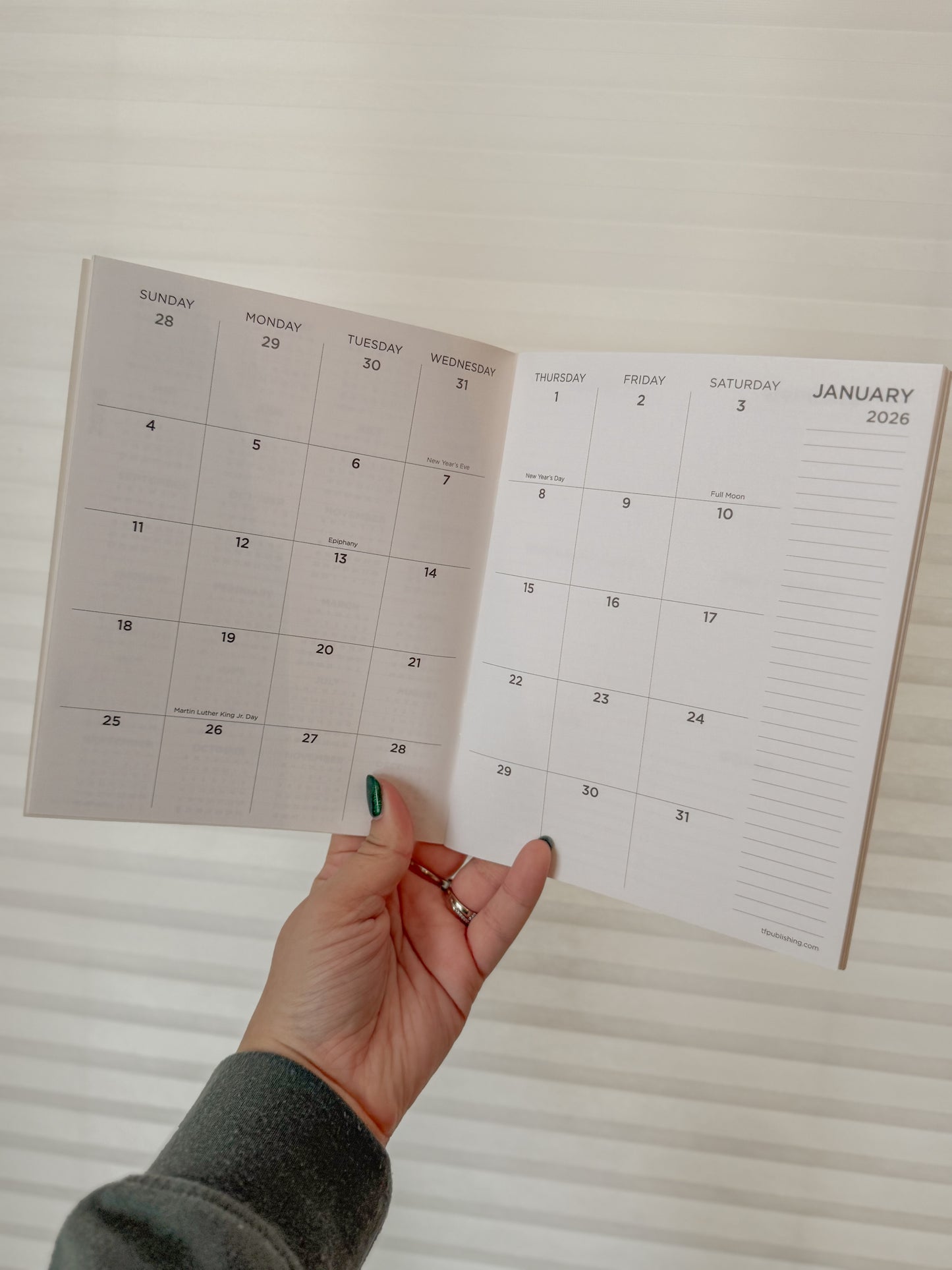 Gingham Wheat Monthly Planner