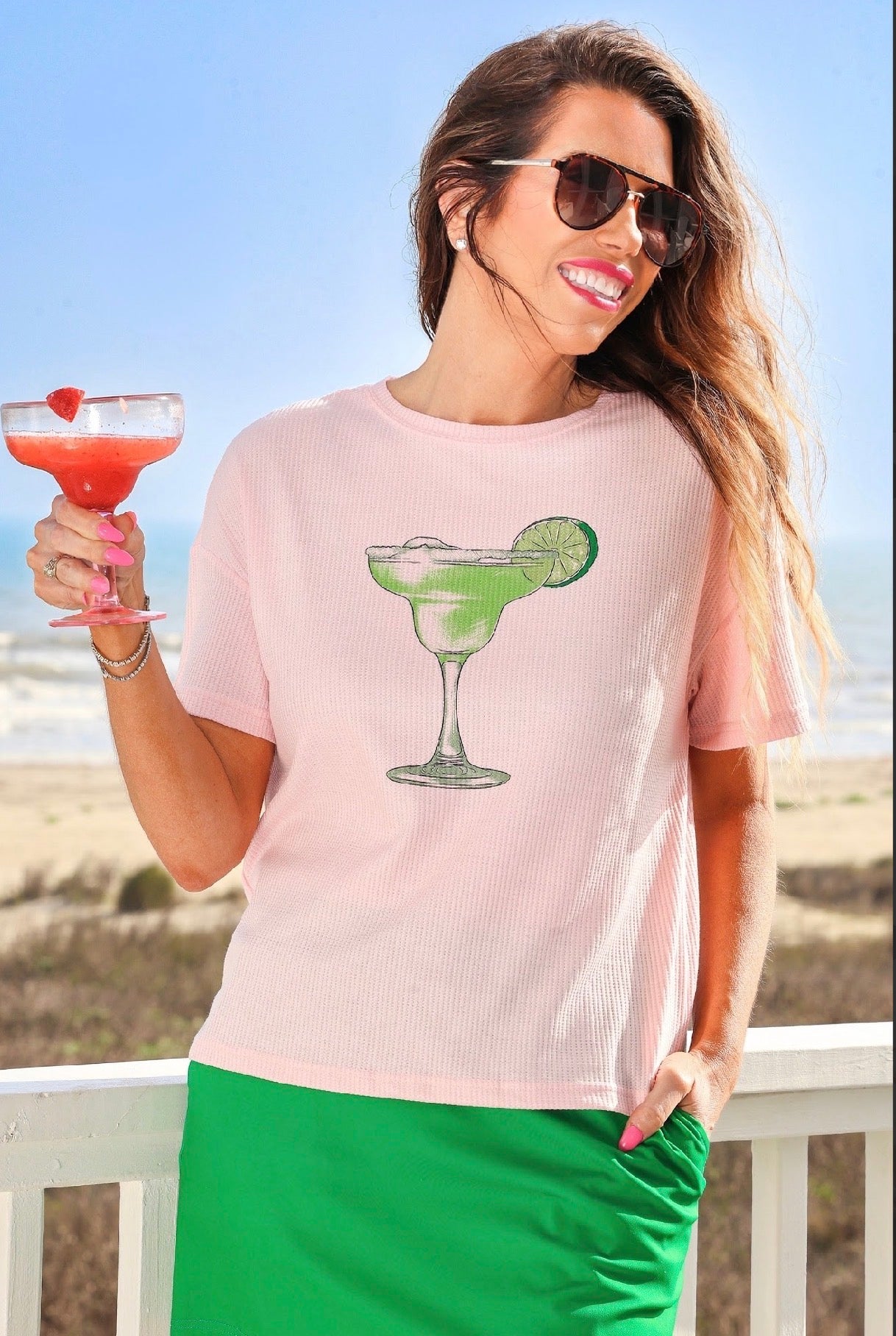 Margarita Weekend Waffle Tee