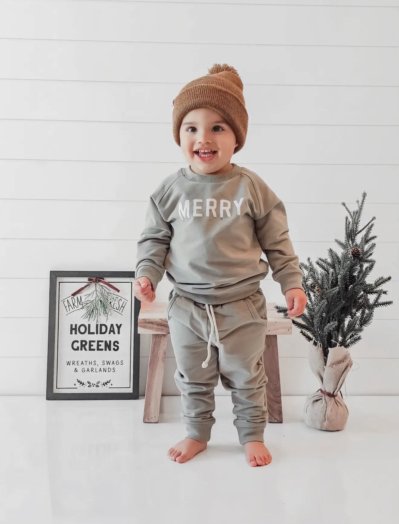 Merry Organic Cotton Crew/Romper