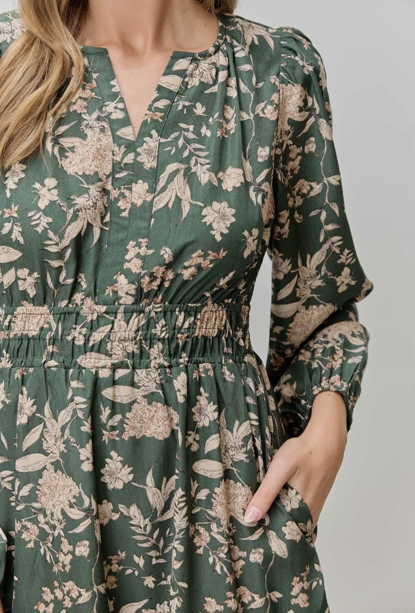 Floral Print Mini Dress