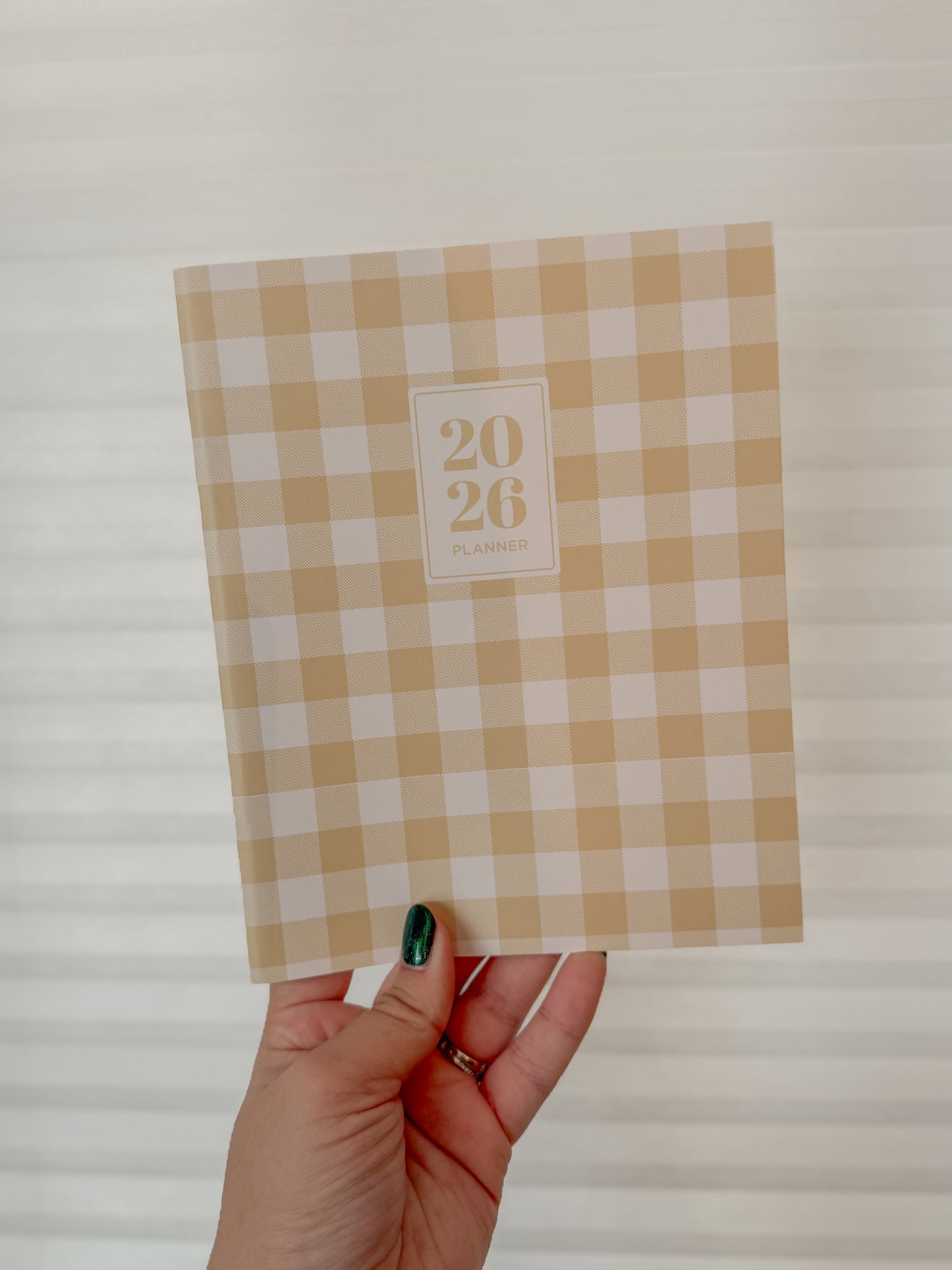 Gingham Wheat Monthly Planner