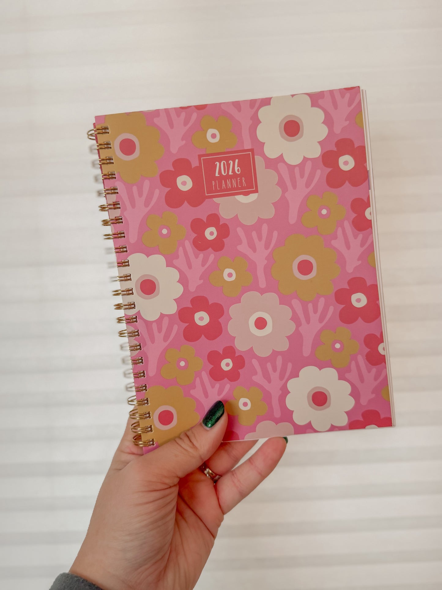 Pretty In Pink Petals Weekly Monthly Planner