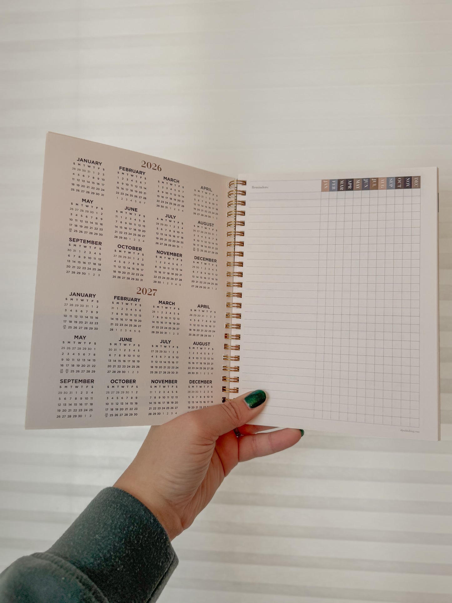 La Champagne Year Weekly Monthly Planner