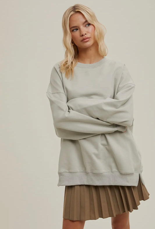 Oversized French Terry Pullover