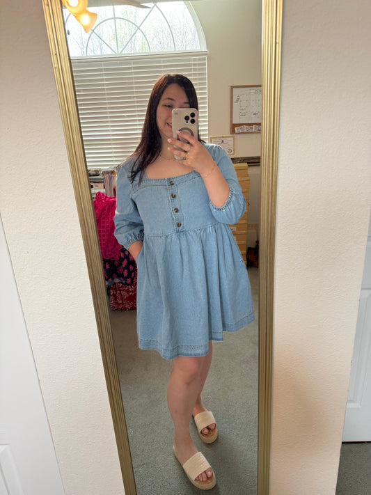 Denim Babydoll Dress RGK RTS