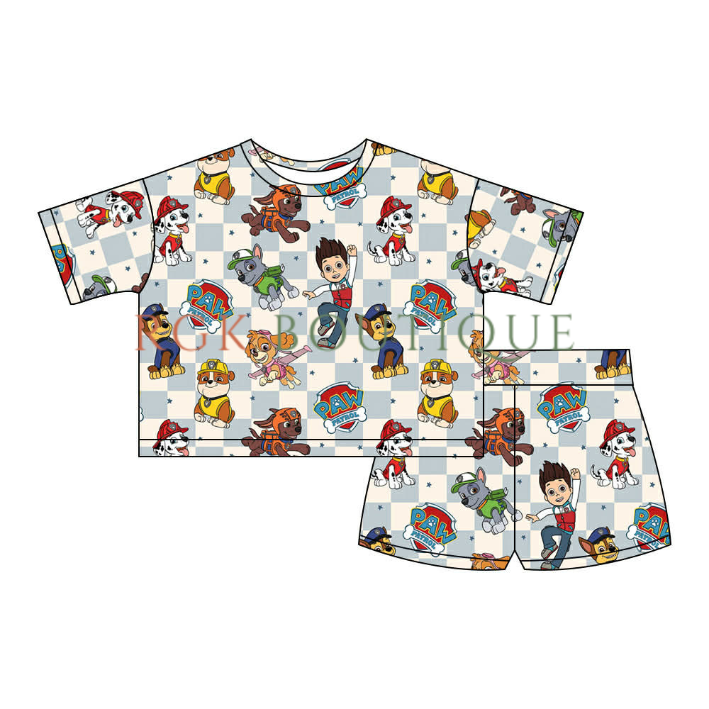 ETA EARLY MAY - Little Hero Crew Bamboo Lounge Set