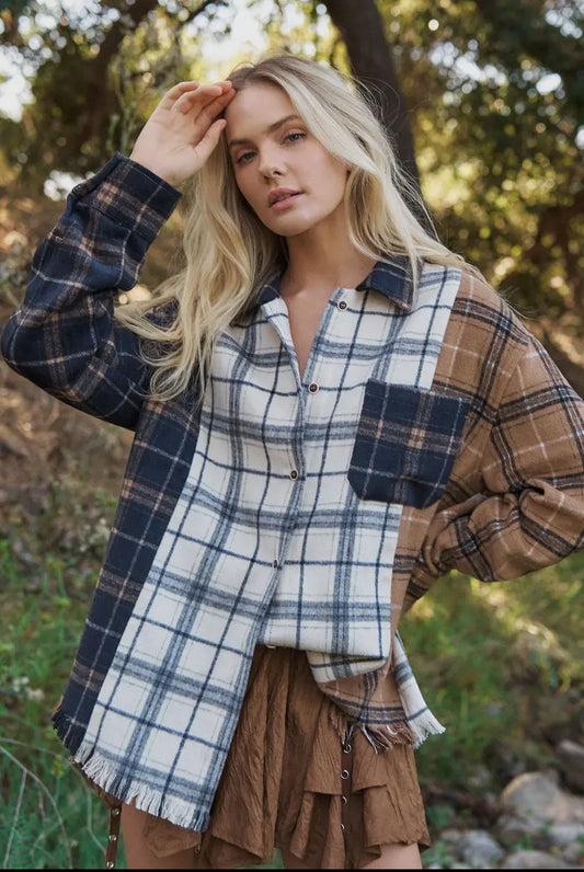 Plaid Oversized Jacket RGK RTS