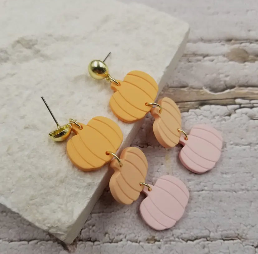 Pumpkin Drop Earrings RGK RTS