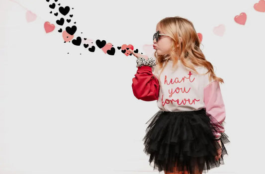 Valentine’s Colorblock Toddler Crewneck RGK RTS