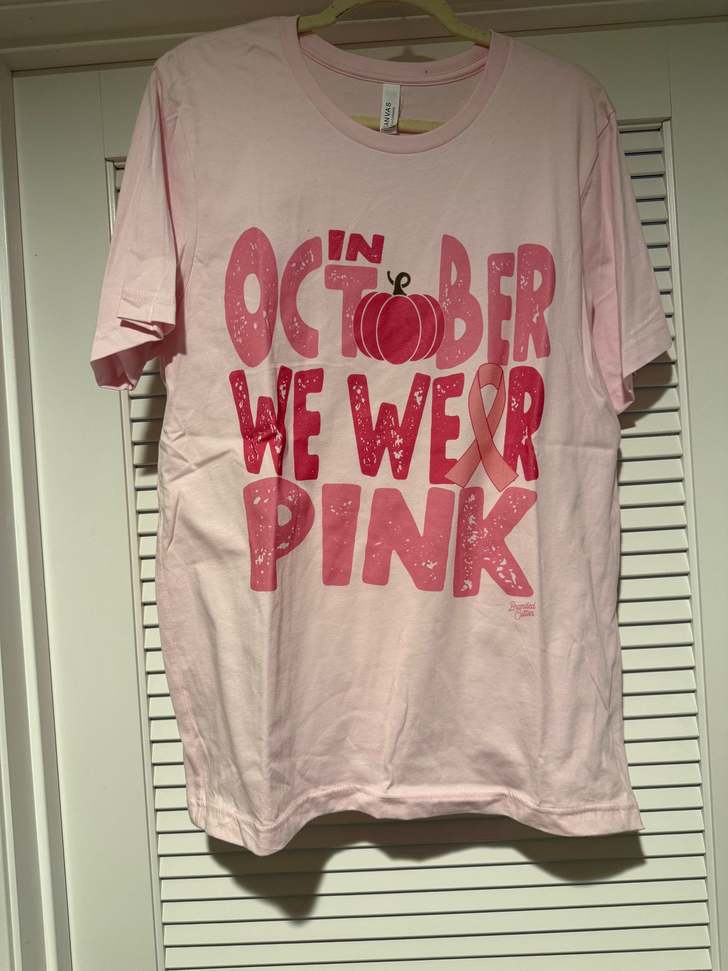 In October We Wear Pink T-Shirt