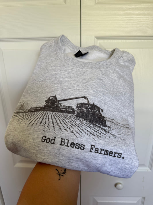 God Bless Farmers Crewneck RGK RTS