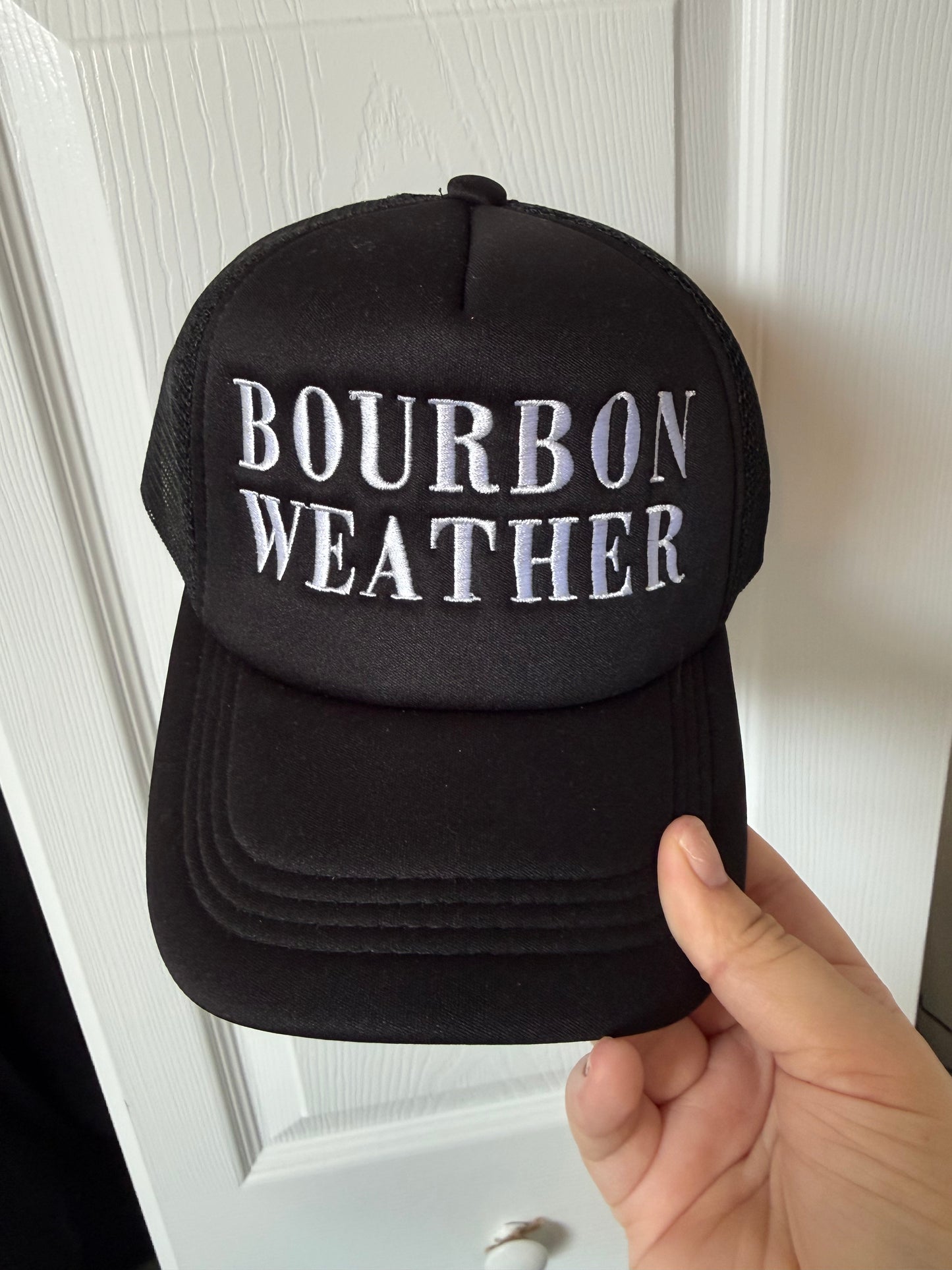 Bourbon Weather Embroidered Hat