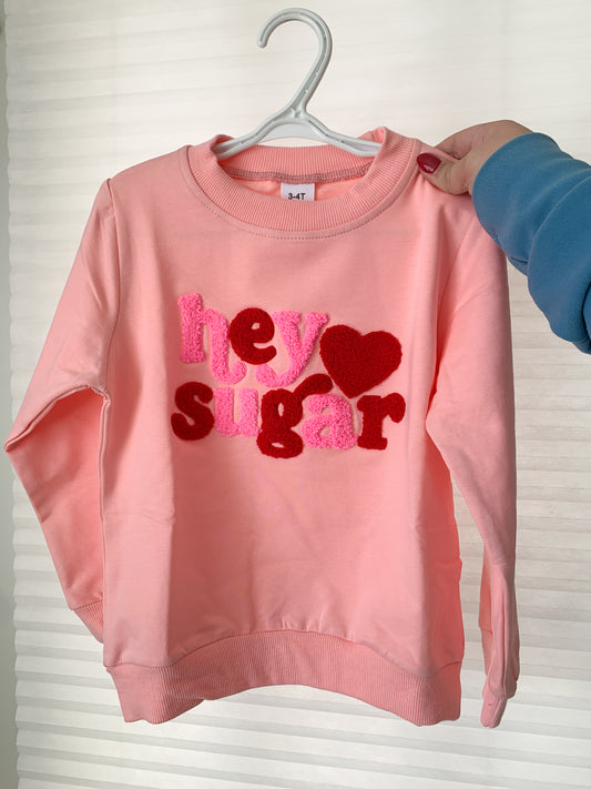 Hey Sugar Chenille Toddler Crewneck RGK RTS