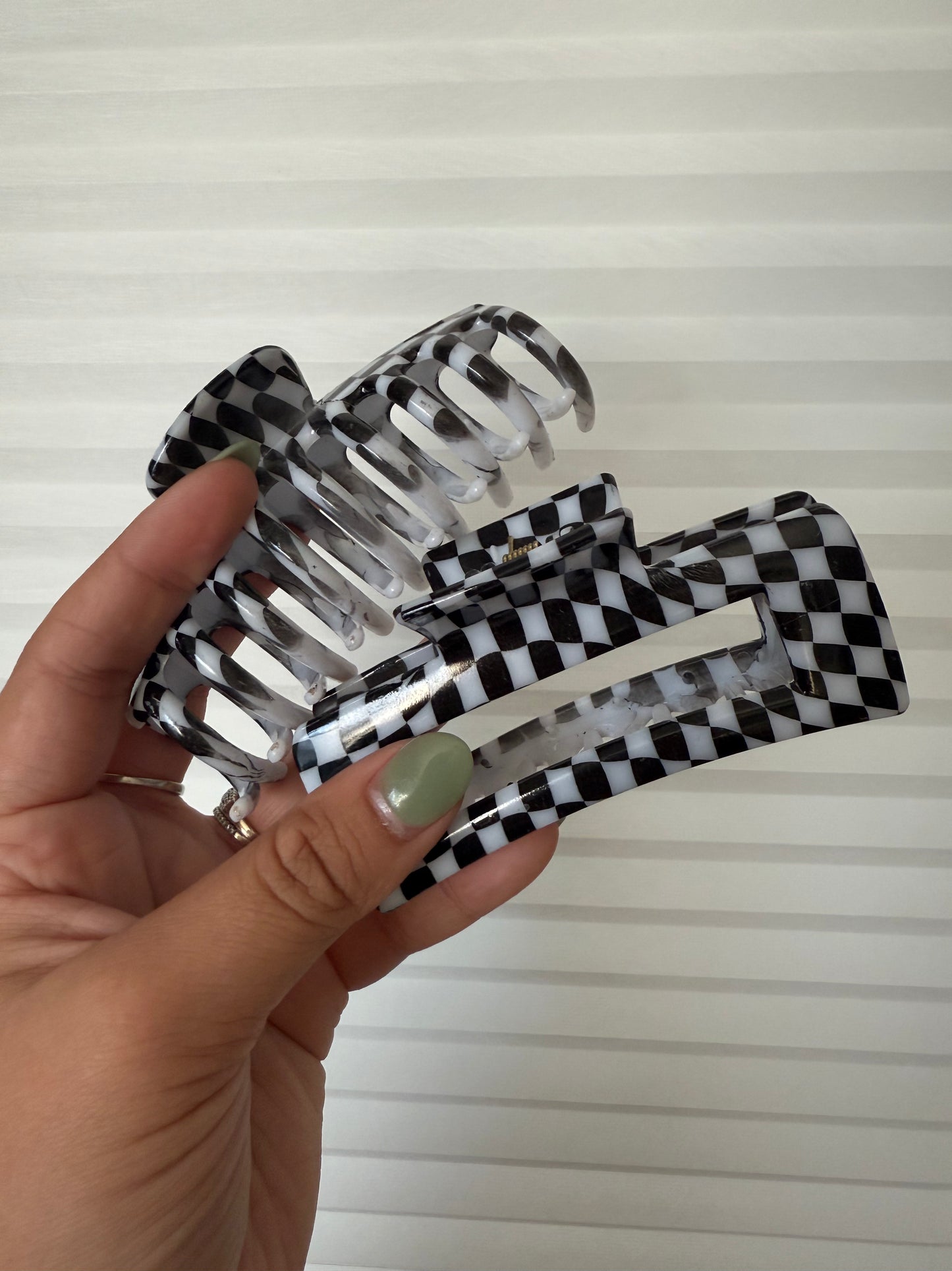 Checkered Hair Clips RGK RTS