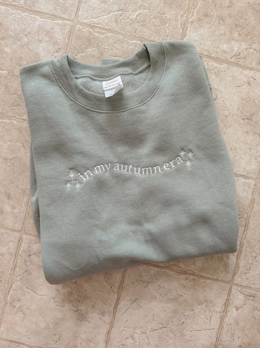 Autumn Era Embroidered Crew