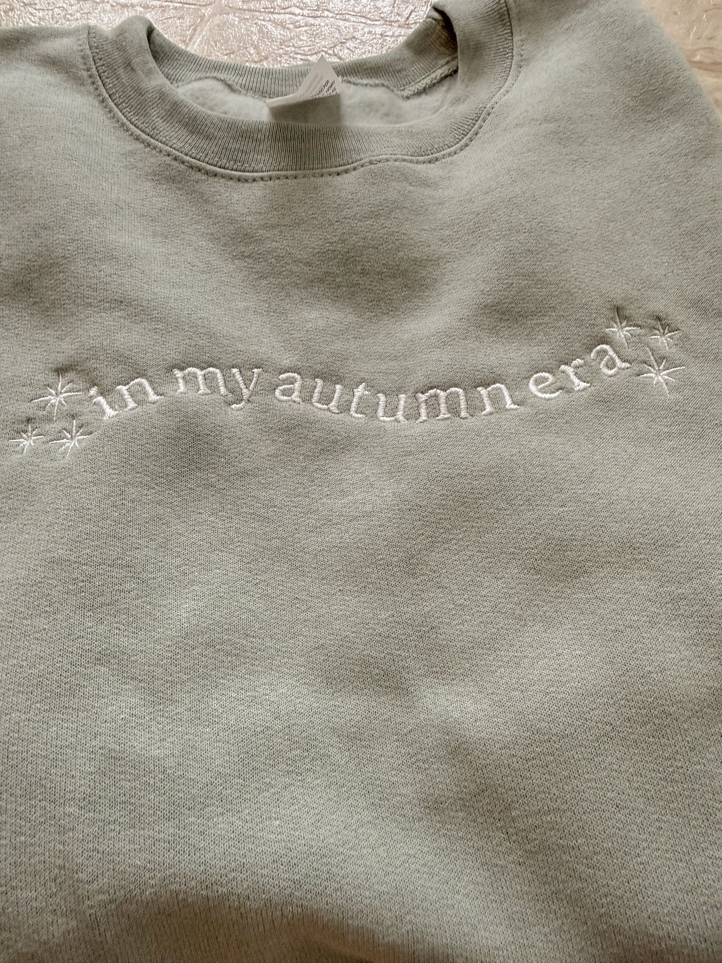 Autumn Era Embroidered Crew