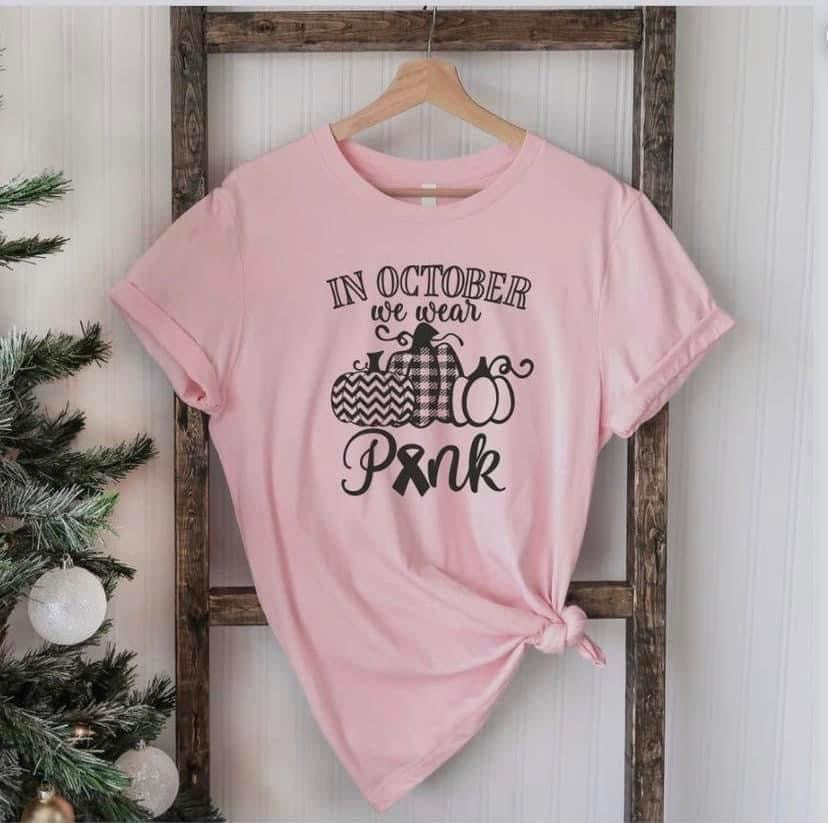 In October We Wear Pink Tee RGK RTS