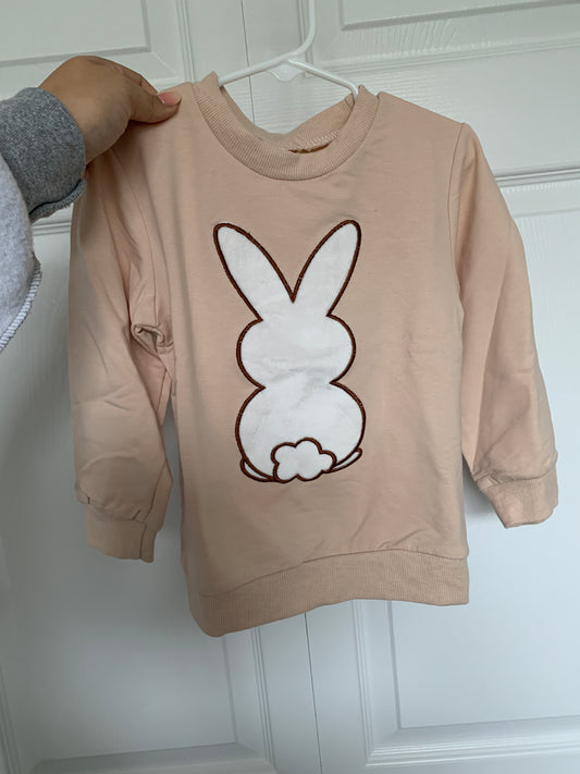 Fuzzy Bunny Toddler Crewneck RGK RTS