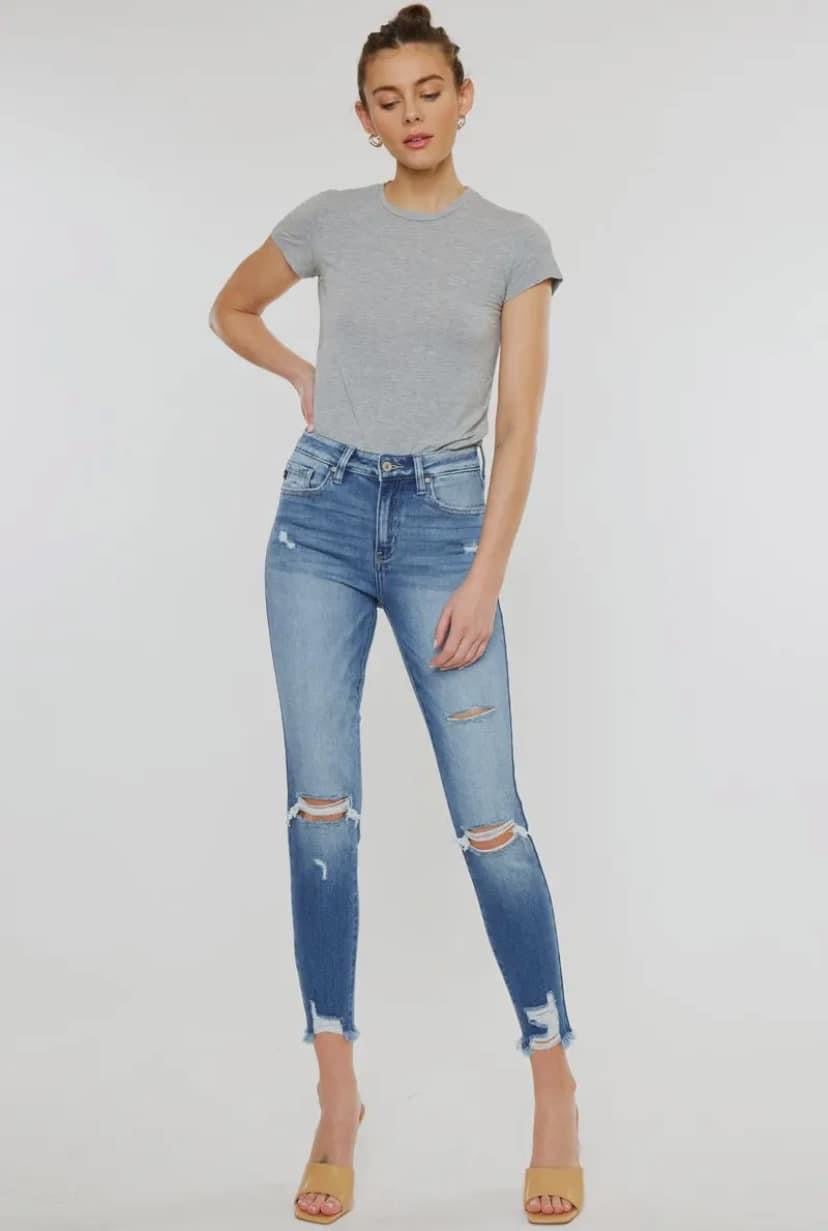 High Rise Ankle Skinny Jeans RGK RTS