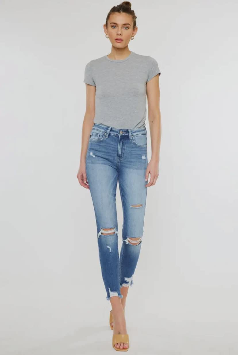 High Rise Ankle Skinny Jeans RGK RTS