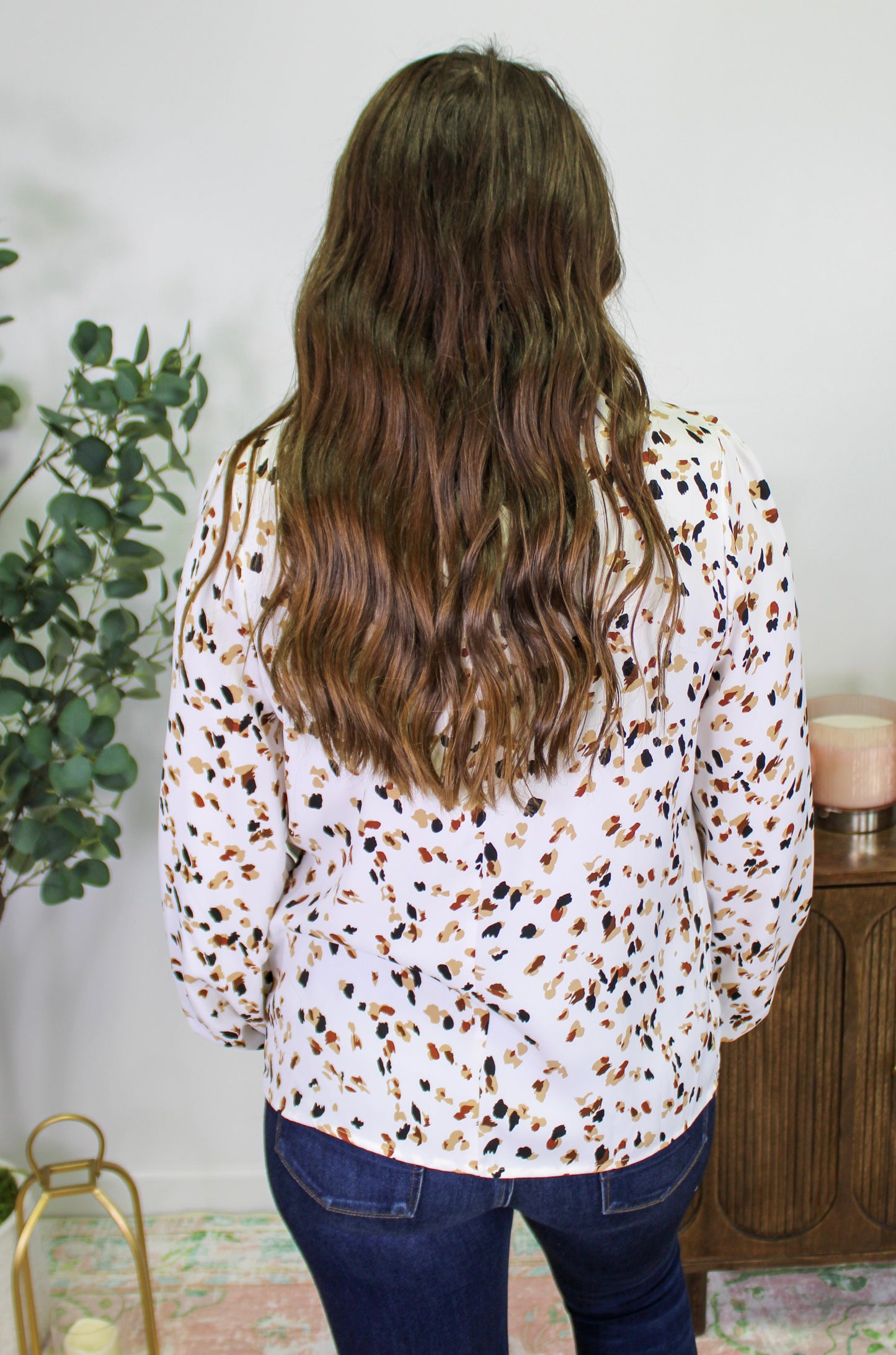 Leopard Print Blouse RTS